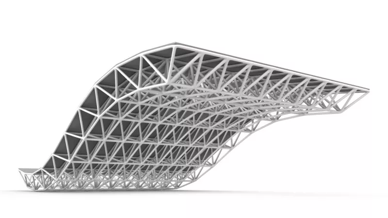 Spatium Truss Structure: Maluit electio pro magna-spatium publica aedificia