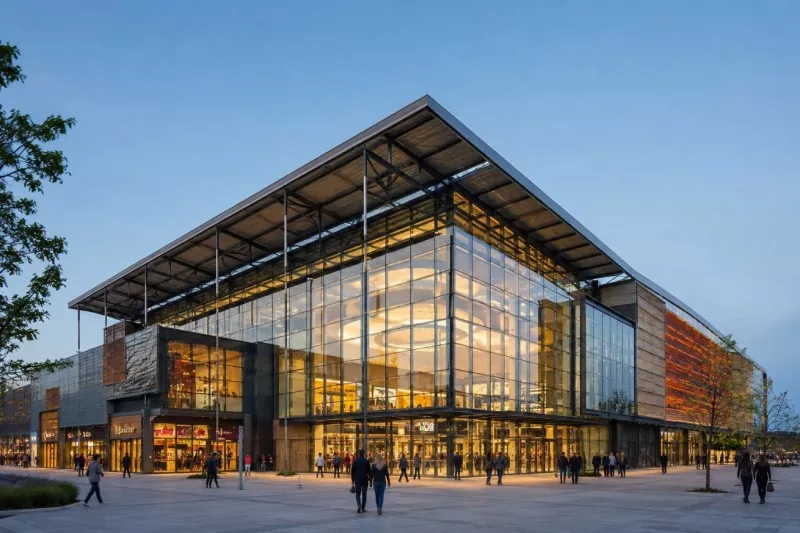 How Can Steel Structure Shopping Mall Construction Fieri Centrum Urbani Lifestyle?