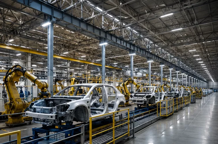 Quod Industries sunt aptissima pro Constructing Pre Engineered Steel Factory Building Construction?