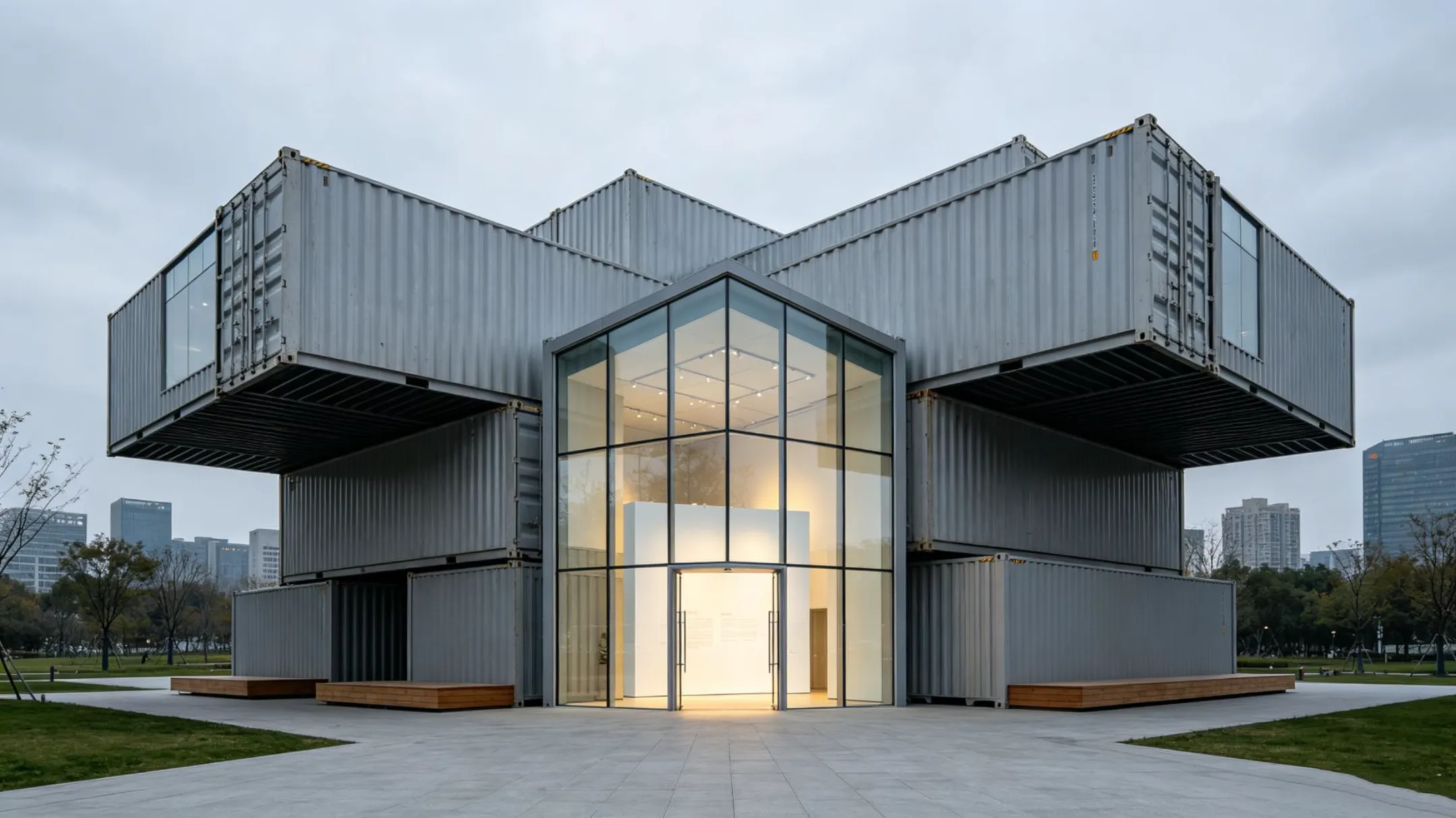 Aula Construction continens Exhibition