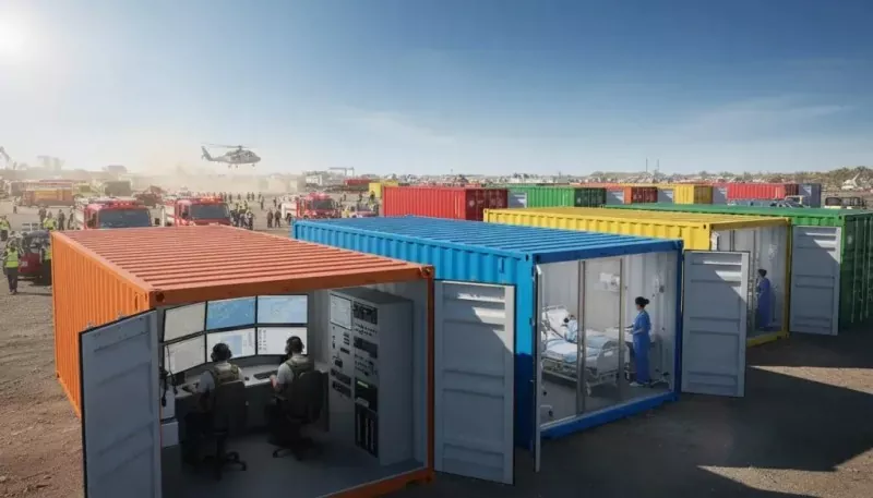 Subitis Disaster Relief Continens Steel Construction