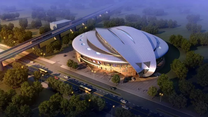 Lux Special Shaped Steel Stadium