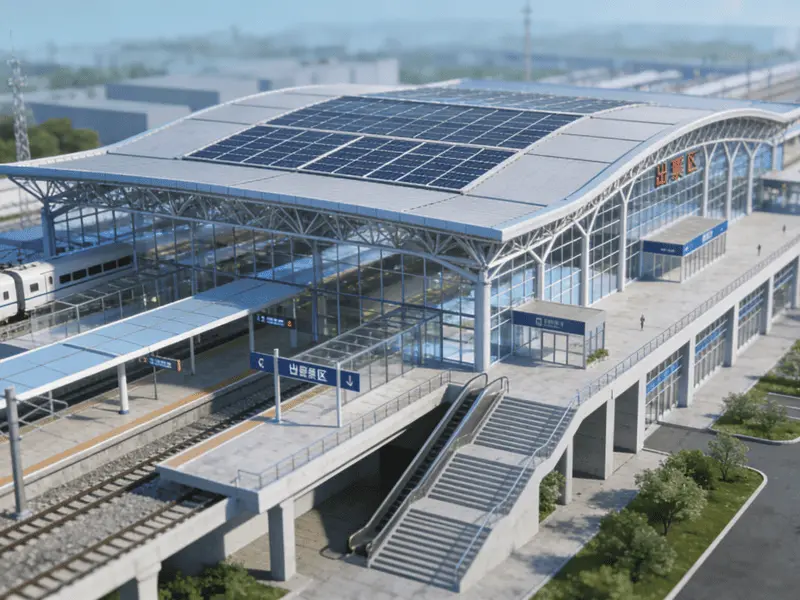 Multifunctional Steel Structure Stacio Train