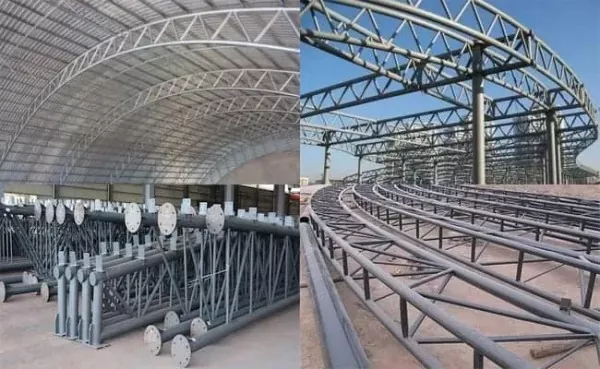 Pipe Truss Stations Steel Construction