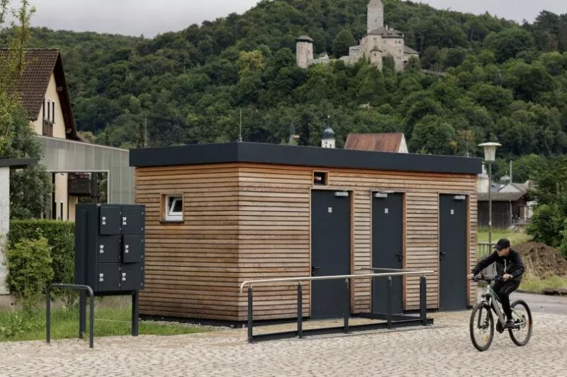 Prefabricated Steel Publica Restroom Construction