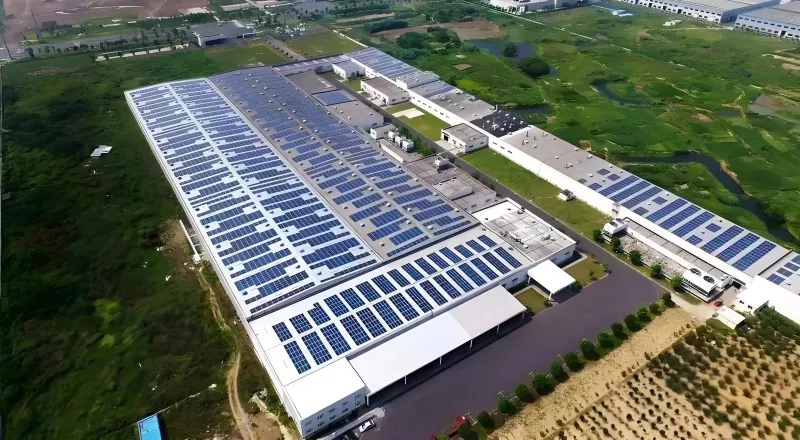 PV Integrated Warehouse Steel Construction