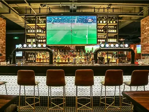 Steel Frame Sports Bar