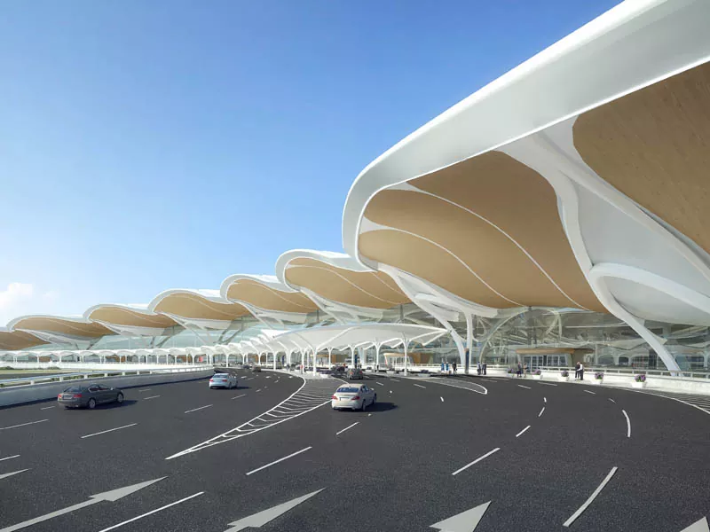 Ferro Structure edificium Airport Terminal