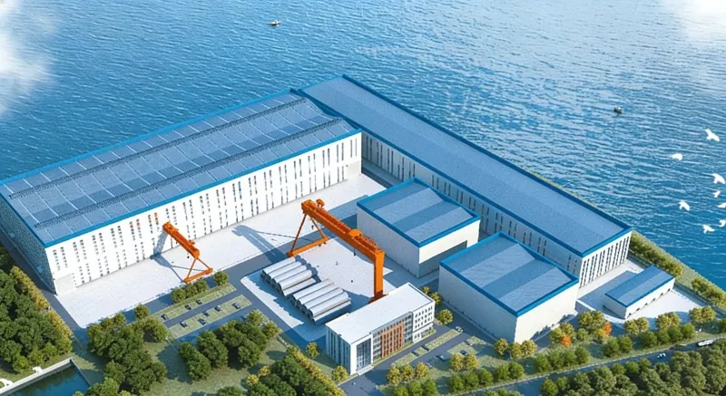 Steel Structure Offshore Ventus Power Factory